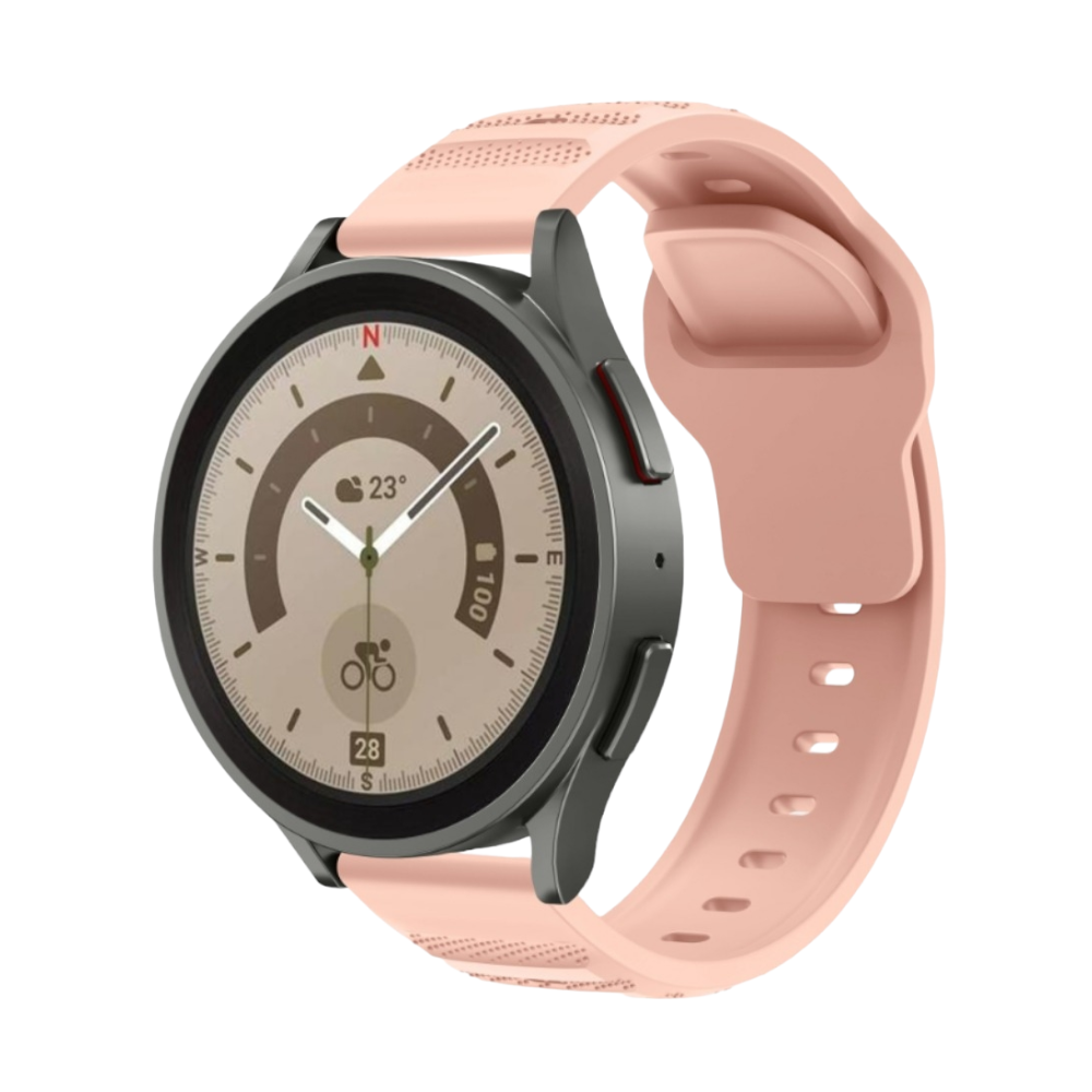 (20mm) Sports nomad silicone Band Pink - باند سيليكون رياضي نوماد لون وردي 