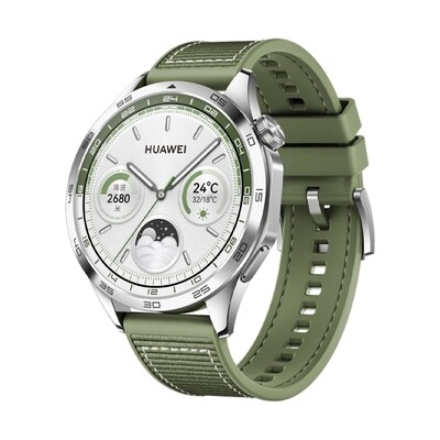 (22mm) GT design Silicone band Green - باند تصميم جي تي سيليكون لون زيتي