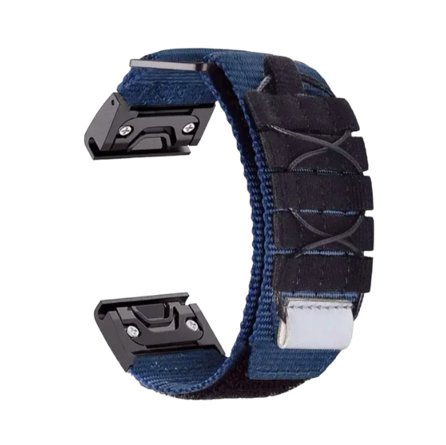 (22mm) Garmin knot design fabric Blue - جارمن خام تصميم ربطه لون ازرق