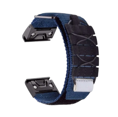 (22mm) Garmin knot design fabric Blue - جارمن خام تصميم ربطه لون ازرق
