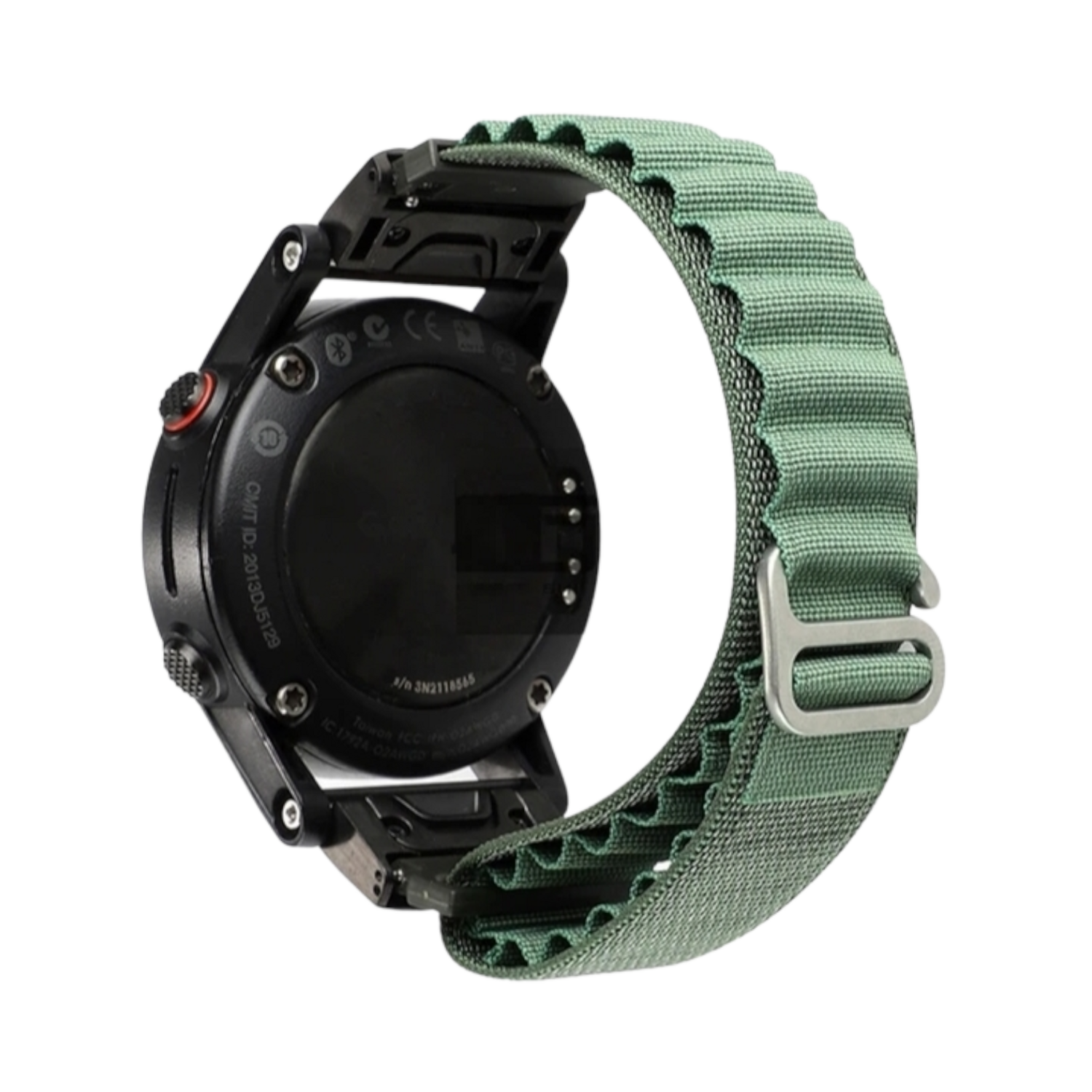 (26mm) Alpine loop Green new ultra design - باند خام زيتي تصميم ساعه الالترا الجديد 