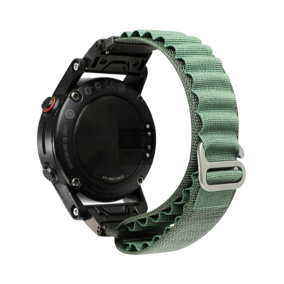 (26mm) Alpine loop Green new ultra design - باند خام زيتي تصميم ساعه الالترا الجديد 