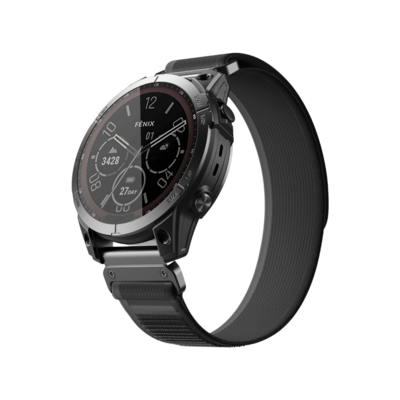 (26mm) Trail Loop Black&amp;Orange new ultra design - باند خام اسود مع برتقالي تصميم ساعه الالترا الجديد 