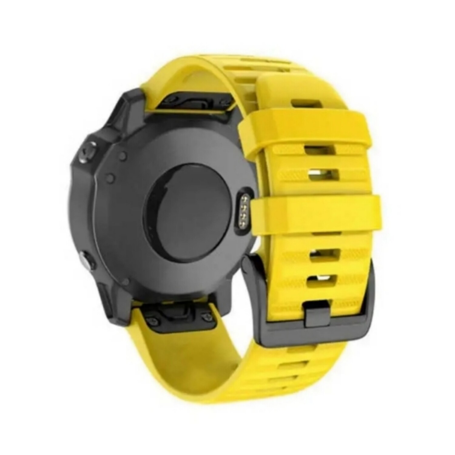 (26mm) Garmin Silicone Sports Band Yellow - جارمن سيليكون رياضي اصفر 