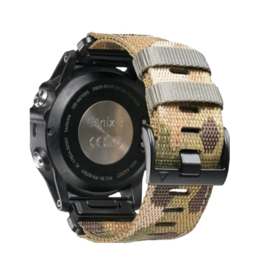 (26mm) Garmin Army Canvas Camouflage - جارمن خام جيشي كاموفلاج 
