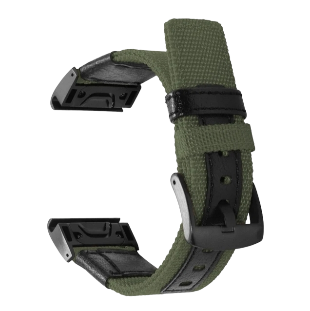(26mm) Fabric Band new design Green -  باند خام تصميم جديد زيتي 
