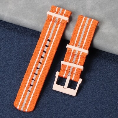 (BlancpainXSwatch) Fabric Band Scuba design Orange - باند خام تصميم سكوبا برتقالي 