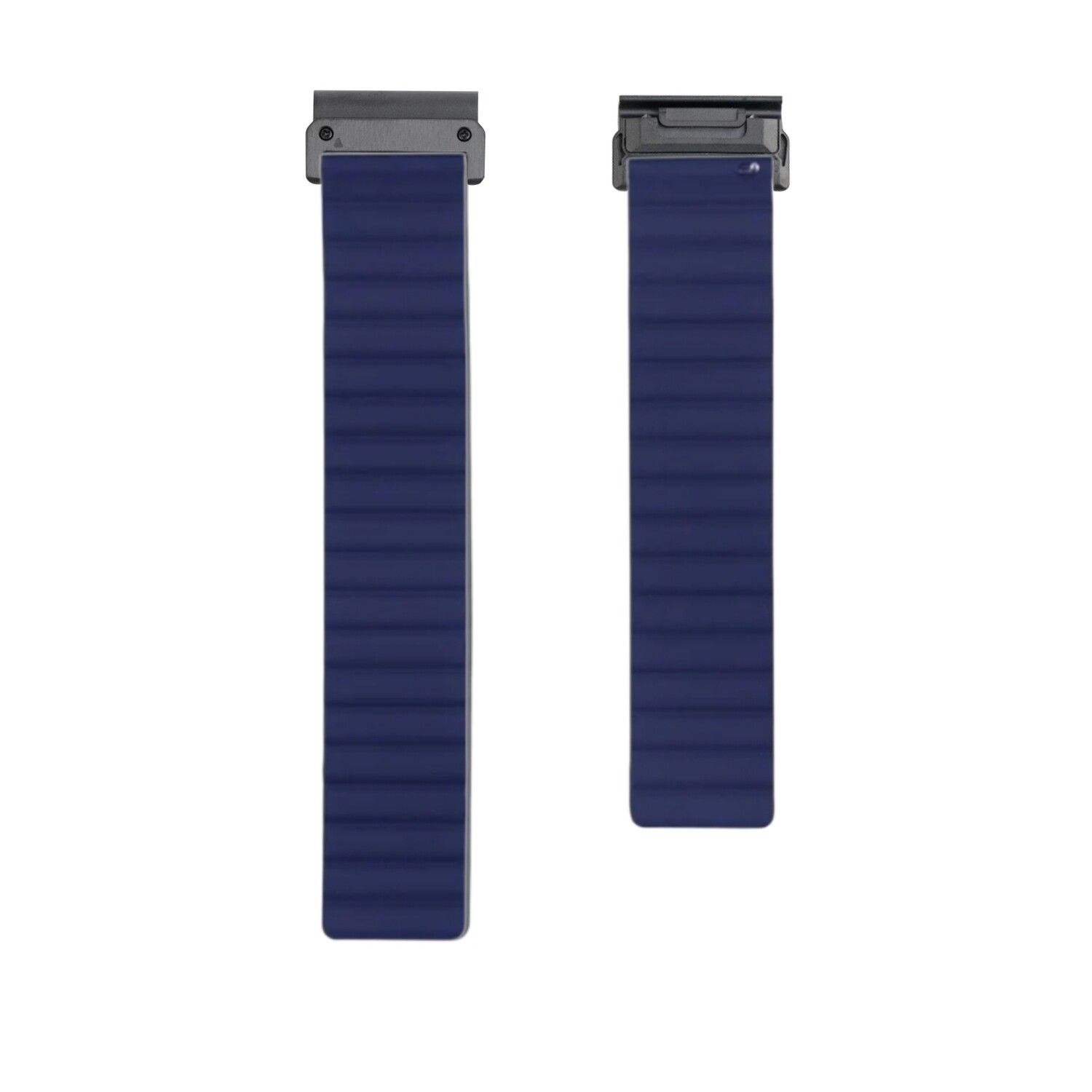 (26mm) Single color silicone magnatic band Full Blue - باند سيليكون مغناطيس لون كحلي كامل 