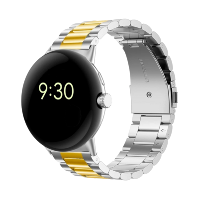 (Pixel) Rolex Classic design Silver&amp;Black - رولكس التصميم الكلاسيكي سلفر مع ذهبي كامل