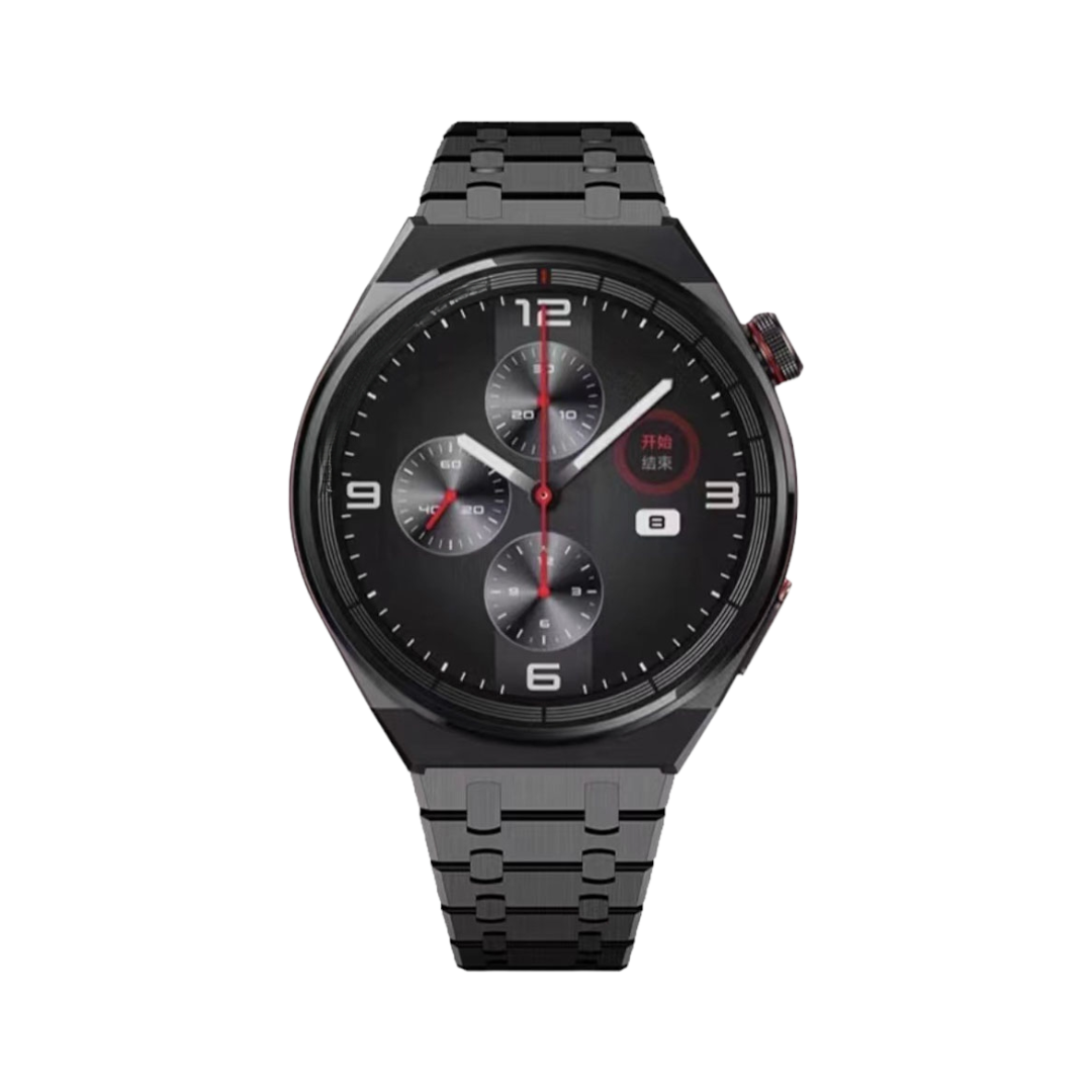 (22mm) Rolex AP Steel band Black - باند رولكس تصميم اي بي لون اسود 