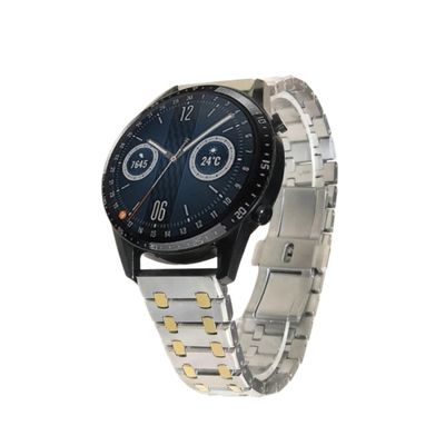 (22mm) Rolex AP Steel band Silver&amp;Gold - باند رولكس تصميم اي بي لون سلفر مع ذهبي 