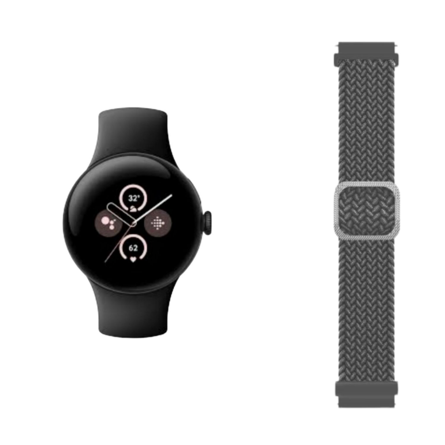 (Pixel) Fabric free size band Grey - باند خام فري سايز رمادي 