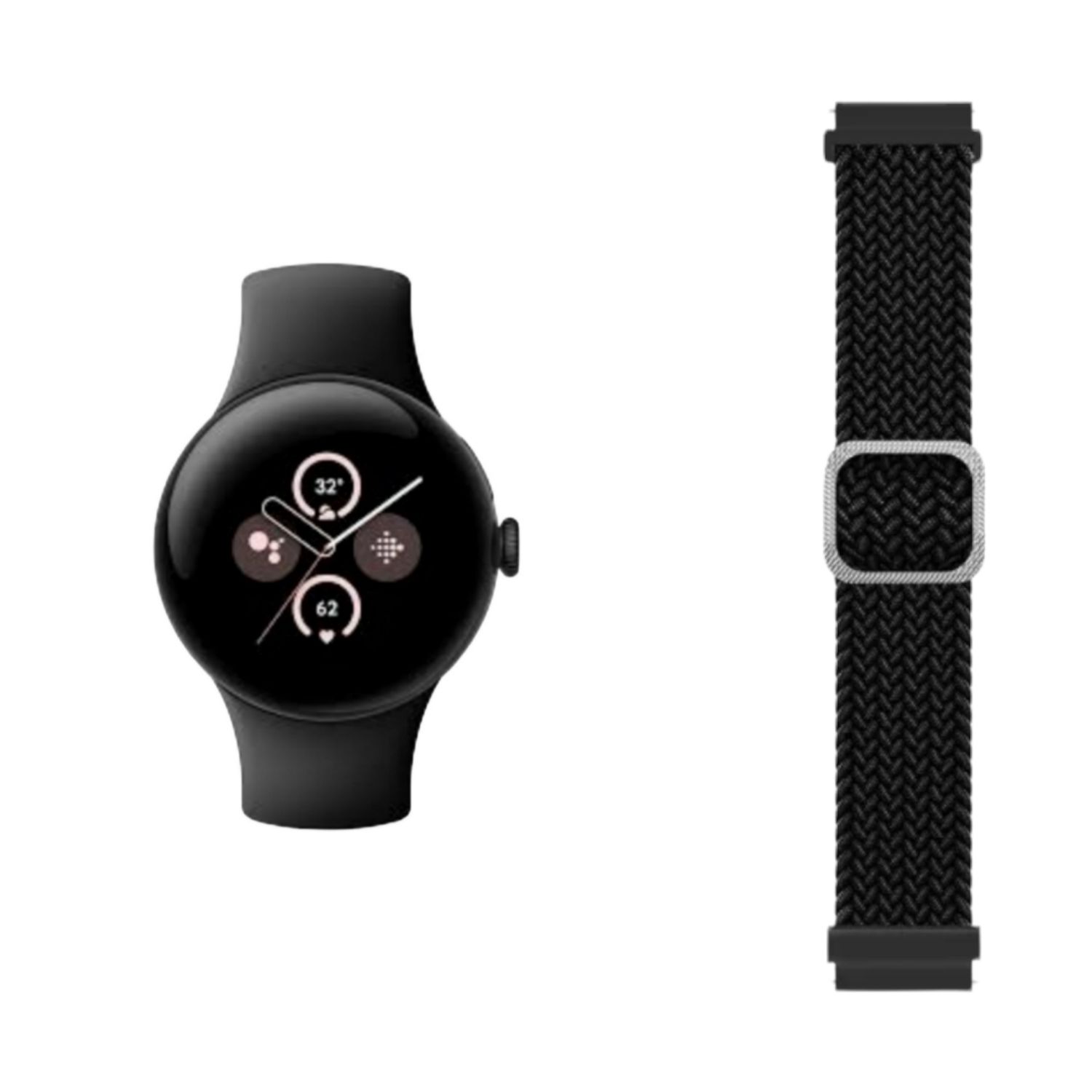 (Pixel) Fabric free size band Black - باند خام فري سايز أسود