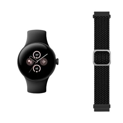 (Pixel) Fabric free size band Black - باند خام فري سايز أسود