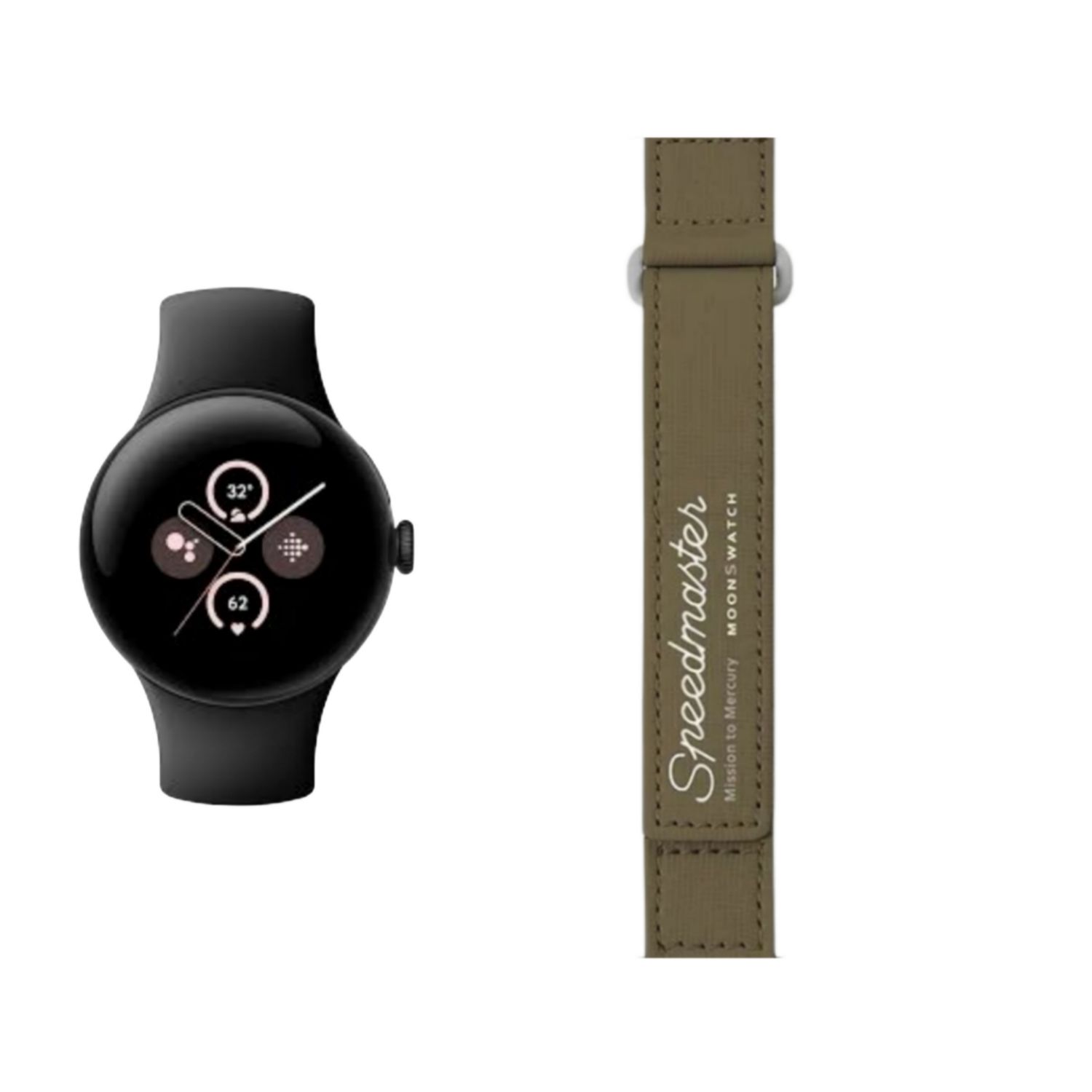 (Pixel) Omega Swatch design band Brown - باند خام اوميغا سواتش بني 