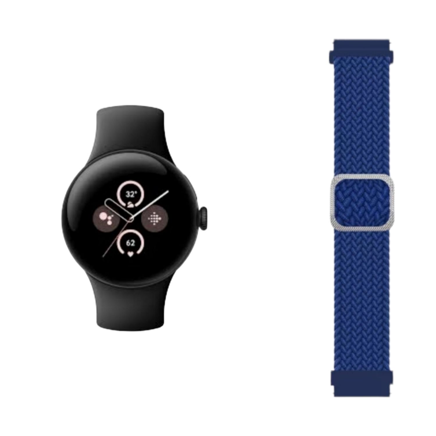 (Pixel) Fabric free size band Blue - باند خام فري سايز ازرق 