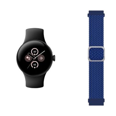 (Pixel) Fabric free size band Blue - باند خام فري سايز ازرق 