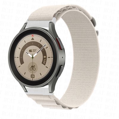 (20mm) Alpine loop White new ultra strap design - باند خام ابيض تصميم ساعه الالترا الجديد 