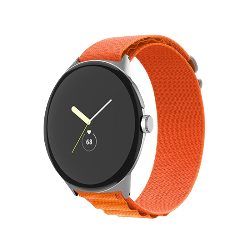 (Pixel) Alpine loop Orange new ultra strap design - باند خام برتقالي تصميم ساعه الالترا الجديد 