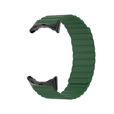 (Pixel) Single color silicone magnatic band Full Green - باند سيليكون مغناطيسي لون أخضر كامل