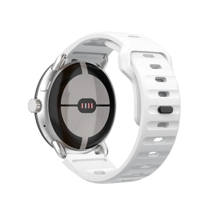 (Pixel) Sports nomad silicone Band White - باند سيليكون رياضي نوماد لون ابيض 