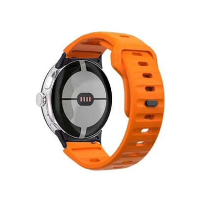 (Pixel) Sports nomad silicone Band Orange - باند سيليكون رياضي نوماد لون برتقالي 