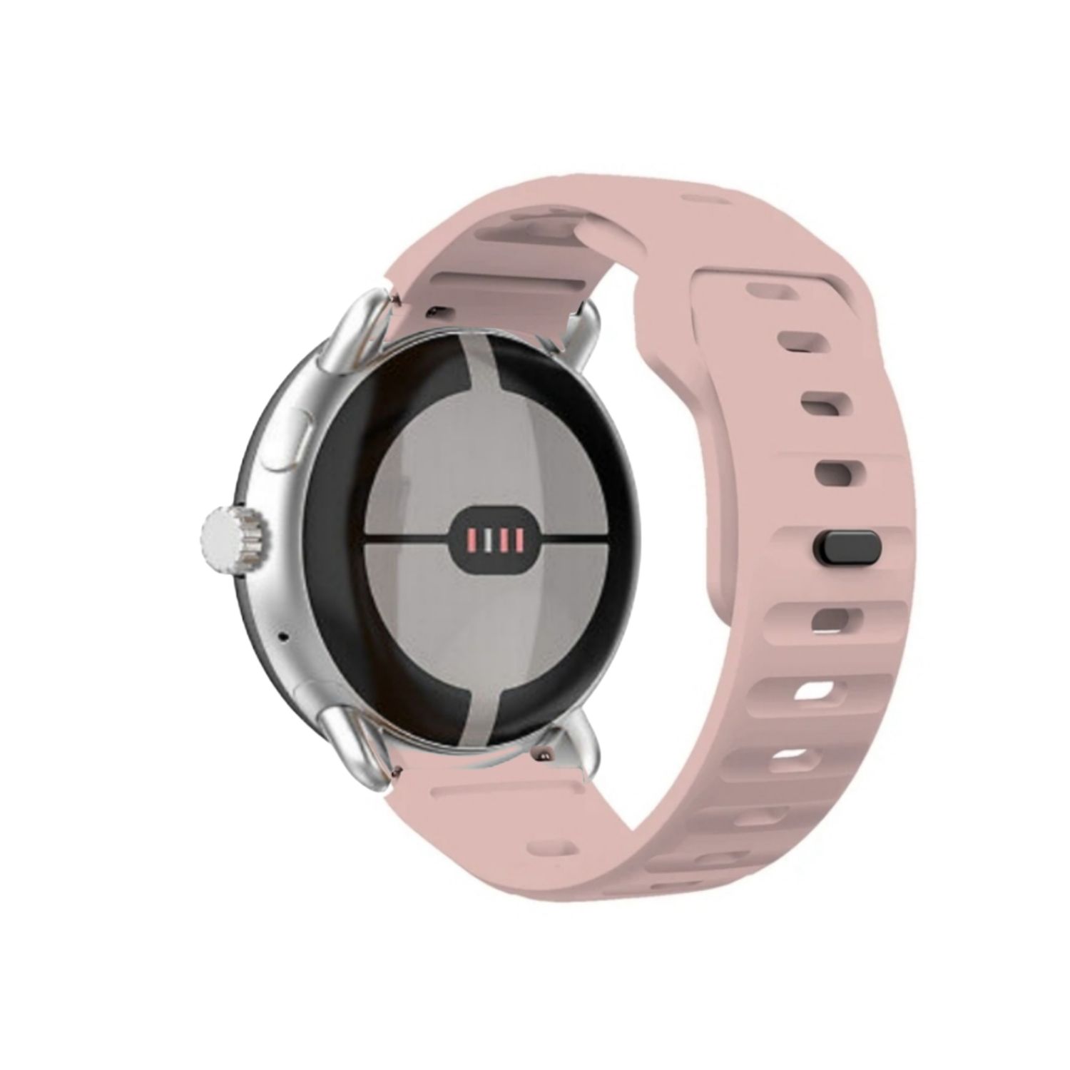 (Pixel) Sports nomad silicone Band Pink - باند سيليكون رياضي نوماد لون وردي 