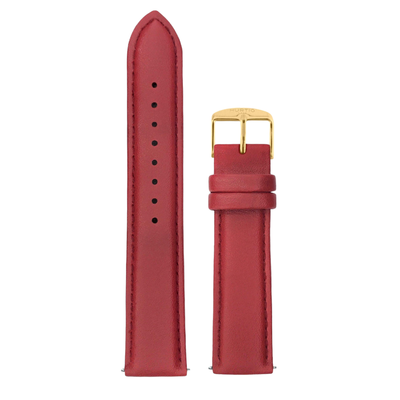 (14mm) Garmin Leather Red - جارمن جلد احمر 
