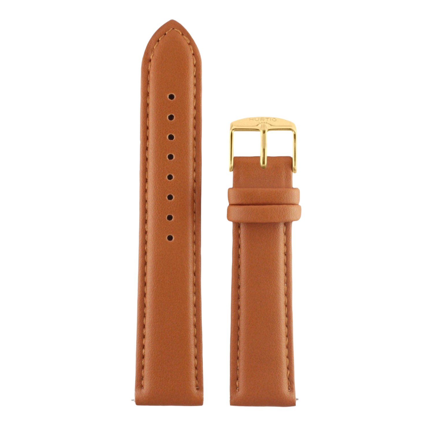(14mm) Garmin Leather Brown - جارمن جلد بني 