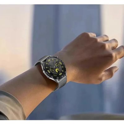 (20mm) GT design Silicone Sports band Grey - باند تصميم جي تي سيليكون رياضي لون رمادي