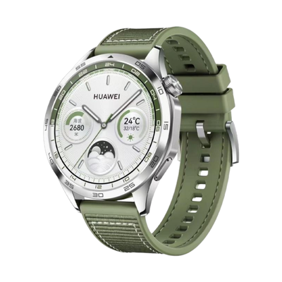 (20mm) GT design Silicone Sports band Green - باند تصميم جي تي سيليكون رياضي لون زيتي