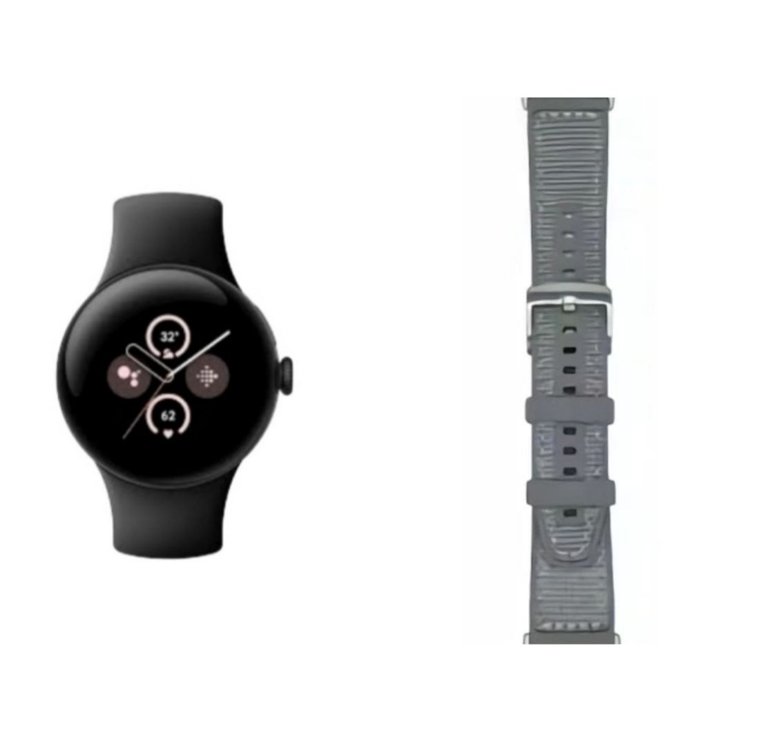 (Pixel) GT design Silicone Sports band Grey - باند تصميم جي تي سيليكون رياضي لون رمادي