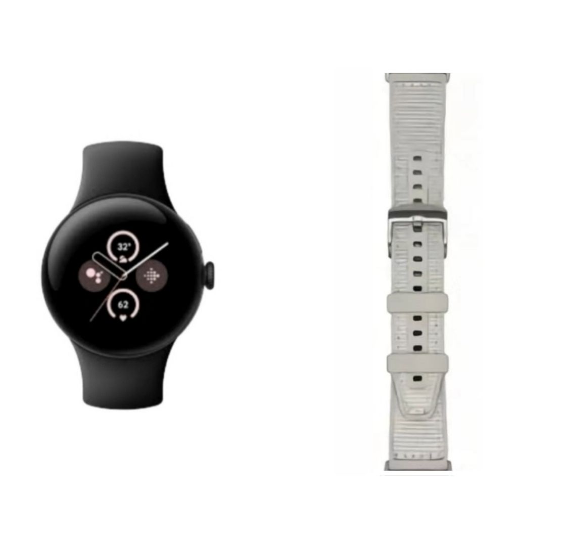 (Pixel) GT design Silicone Sports band Starlight - باند تصميم جي تي سيليكون رياضي لون ستار لايت