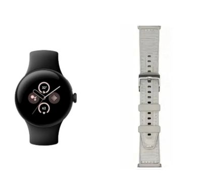 (Pixel) GT design Silicone Sports band Starlight - باند تصميم جي تي سيليكون رياضي لون ستار لايت
