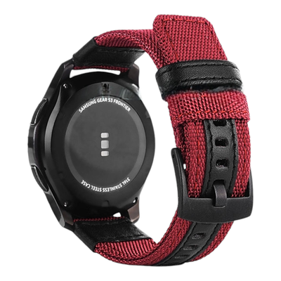 (22mm) Fabric Band new design Red -  باند خام تصميم جديد احمر 