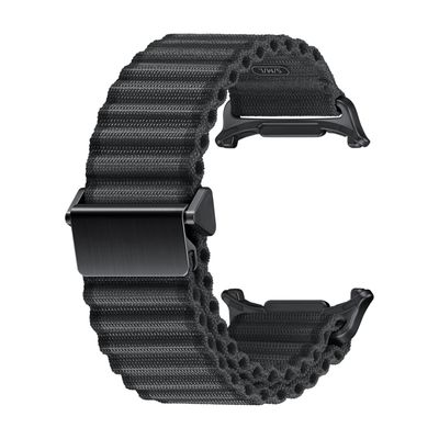 (Galaxy Watch 7 Ultra ONLY) Off-road Black Official ultra design - باند خام اسود اوف رود تصميم الترا الرسمي 