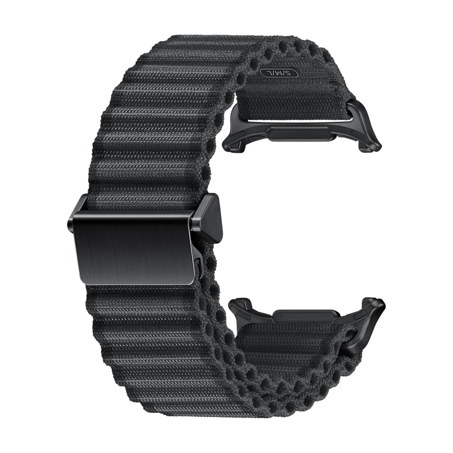 (Galaxy Watch 7 Ultra ONLY) Off-road Black Official ultra design - باند خام اسود اوف رود تصميم الترا الرسمي 