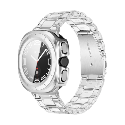 (Galaxy Watch 7 Ultra ONLY) Clear Ceramic band - باند سيراميك شفاف 