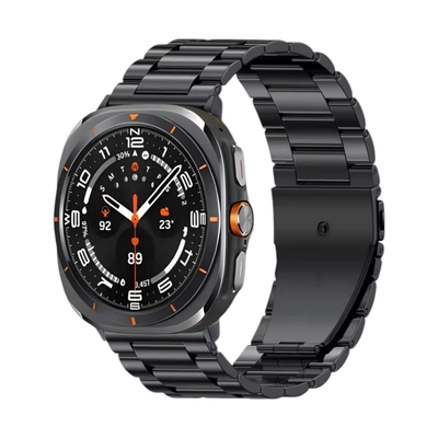 (Galaxy Watch 7 Ultra ONLY) Rolex Classic design Full Black - رولكس التصميم الكلاسيكي اسود كامل