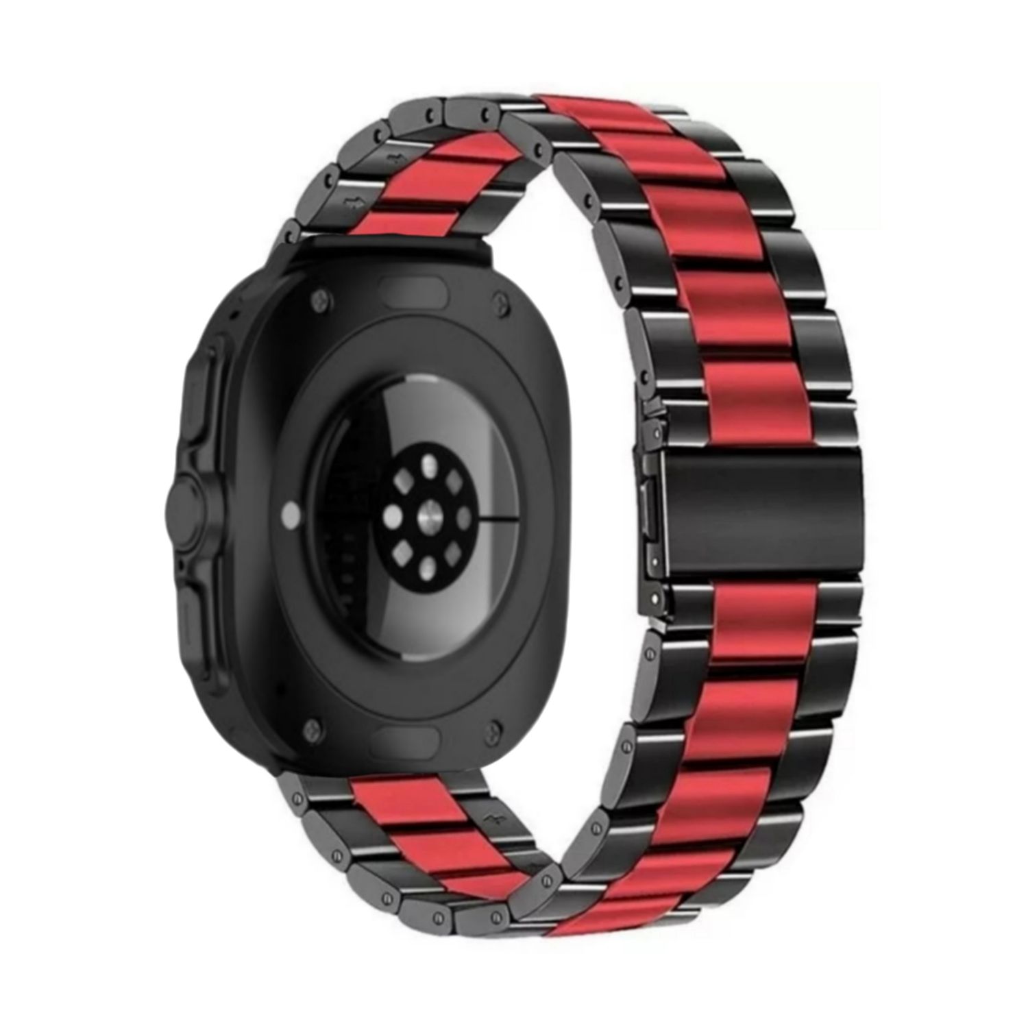 (Galaxy Watch 7 Ultra ONLY) Rolex Classic design Black&amp;Red - رولكس التصميم الكلاسيكي اسود و احمر 