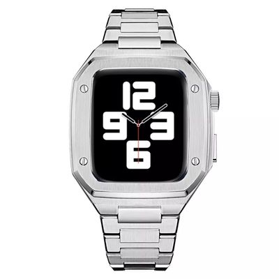(Size 40mm ONLY ) Rolex steel full cover with band Silver - باند مع كفر معدن كامل سلفر 