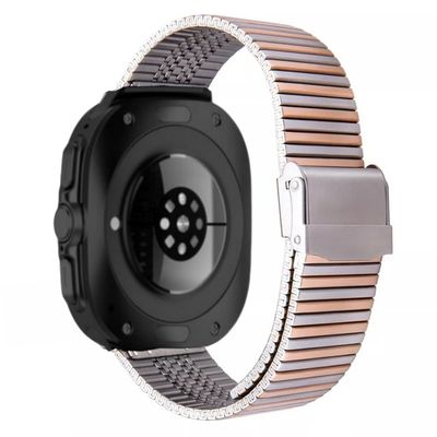 (Galaxy Watch 7 Ultra ONLY) Rolex  Lined Silver&amp;Rose Gold -  رولكس مخطط لونين سلفر مع روز قولد 