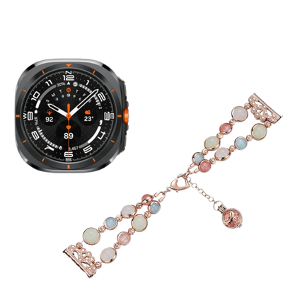 (Galaxy Watch 7 Ultra ONLY) luminous Strap Rose - باند مضيء لون روز قولد 