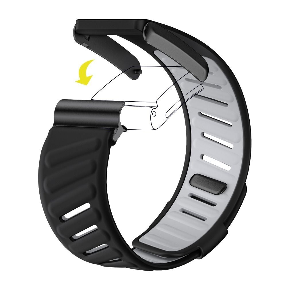 Flex Silicone band Black - باند سيليكون رياضي اسود