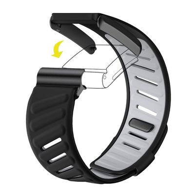 Flex Silicone band Black - باند سيليكون رياضي اسود