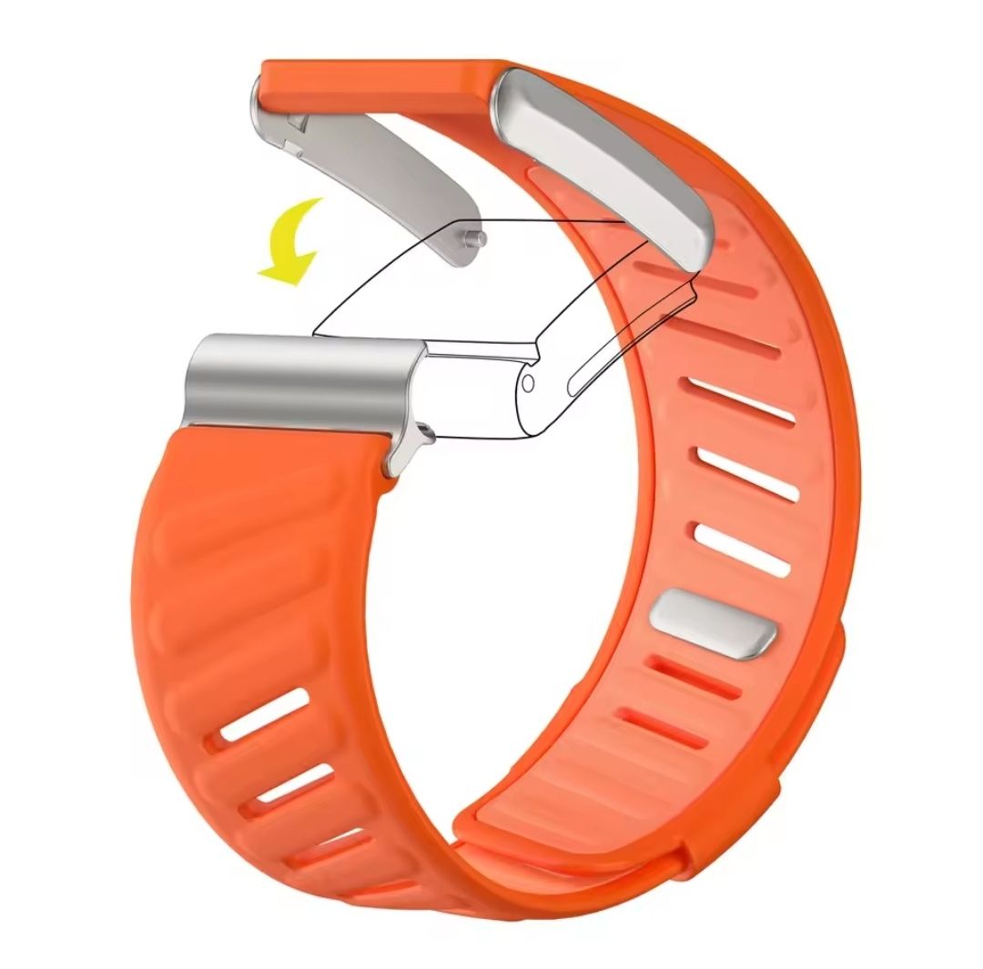Flex Silicone band Orange - باند سيليكون رياضي برتقالي 