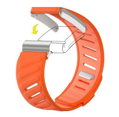 Flex Silicone band Orange - باند سيليكون رياضي برتقالي 