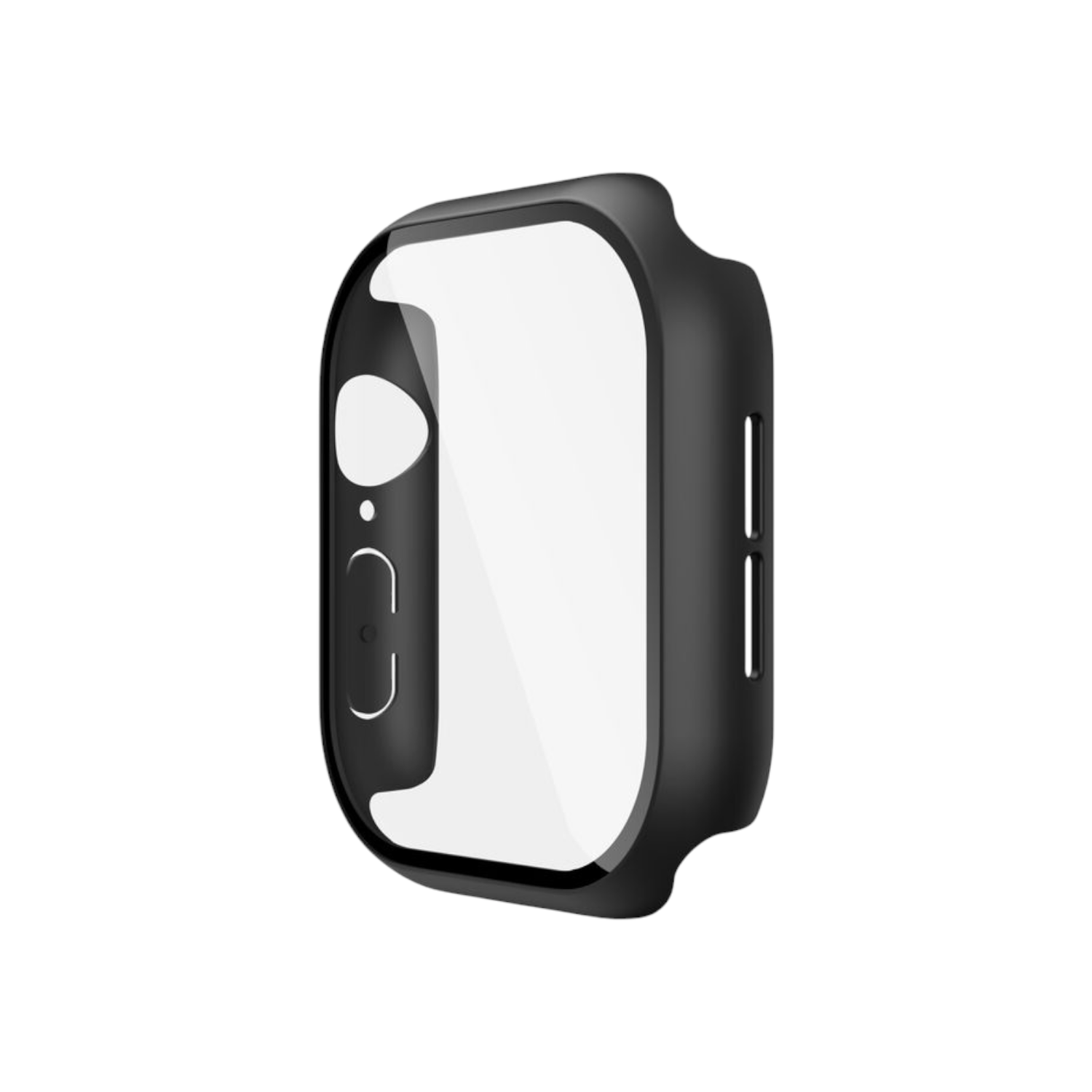 46mm Apple watch full cover Black - فل كفر لساعات ابل مقاس  ٤٦م - اسود 