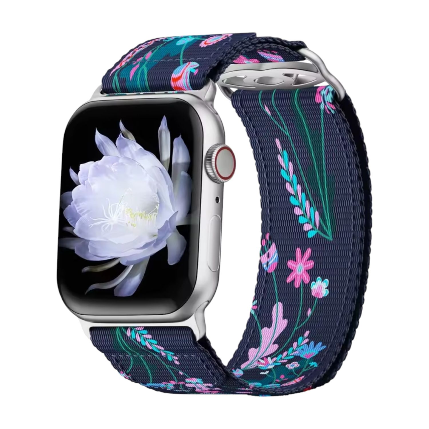 (38mm-40mm-41mm) Fabric GG Black&amp;Purple band -  باند خام اسود مع بنفسجي