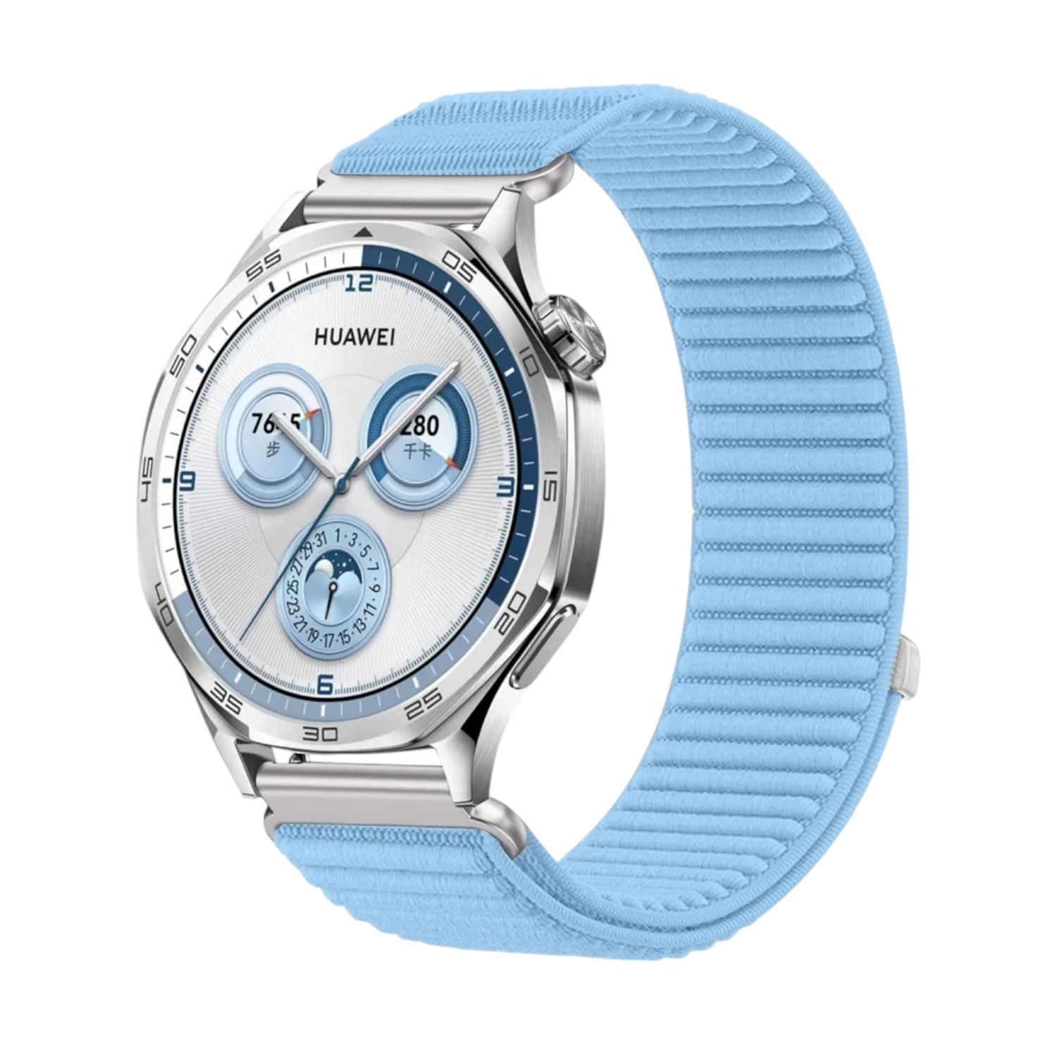 (18mm) Fabric Band new design Baby Blue - باند خام تصميم جديد سماوي